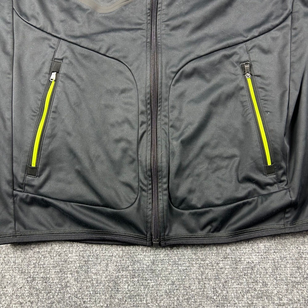 RLX Ralph Lauren Vest Mens M Black 2015 US Open Chambers Bay Golf Full Zip Logo - Picture 2 of 10